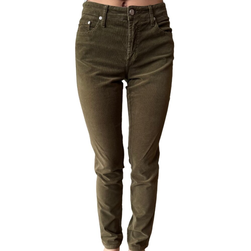 Corduroy Straight Leg Pants Jeans